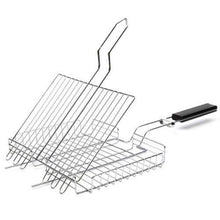 Titanium Barbecue Grill Outdoor Barbecue Net Picnic BBQ Plate Kitchen Barbecue Accessories Durable Kitchen Tool with Handle