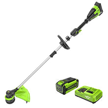 Greenworks 40V 17-Inch Brushless String Trimmer, 8Ah Battery and Rapid Charger Included