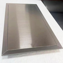 WAMVZYX Stainless Steel BBQ Grill Access Door 4x4 6x6 20x14 24x30 30x30 32x32, Push to Open Access Panel Bathroom/Outdoor Kitchen Inspection Door(20x30in/50x75cm)