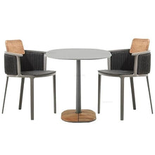 Balcony Table and Chair Set Leisure Tables And Chairs Light Luxury Outdoor Garden Furniture Sets Nordic Home Balcony Open-air Restaurant Wicker Chairs Bistro Table Set ( Color : 60cm table 2 chairs )