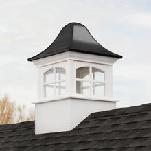 Good Directions Greenwich Vinyl Aluminum Roof Cupola 54" Square x 87" High White and Black
