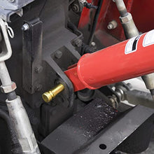 Tool Tuff Model 400 3-Point Tractor Post Hole Digger with 6" Auger Red