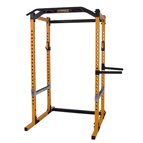 Powertec Fitness PowerTec Workbench Power Rack and Squat Rack Yellow