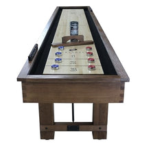 Playcraft Montauk Pecan 12' Shuffleboard Table Whitewash