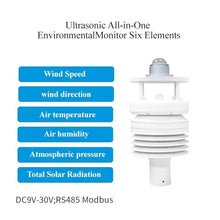 VWS006AF 6 in 1 Compact Weather Station Solar Radiation Sensor Irrigation Rain Agriculture Sensor Wind Speed Sens(VWS006AF)