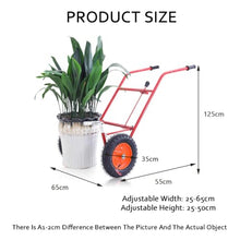 Ergonomic Heavy Duty Plant Dolly Cart