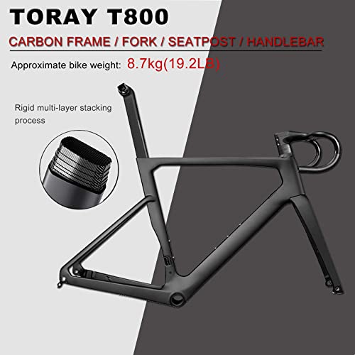 KABON Carbon Gravel Road Bike Black
