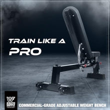 CAP Barbell Commercial Grade Weight Bench Flat/Incline/Decline Utility Exercise Olympic Workout Bench Black