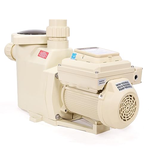 XtremepowerUS 3.0HP High-Flo Pool Pump Variable Speed In-Ground Pool - Energy Star Certified