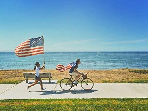 Eder Flag Endura-Nylon Flag with Vertical Stitching & Reinforced Corners White 15x25