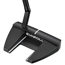 Evnroll 2023 EV5.2 Mallet Putter RH Black Short Slant 34 TourTac White