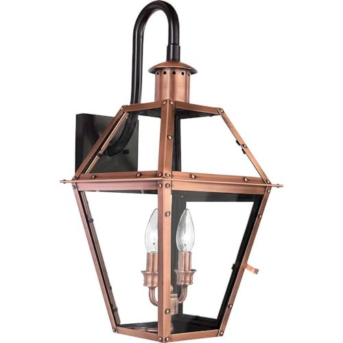 Bailey Street Home 2 Light Wall Lantern Aged Copper Finish Copper