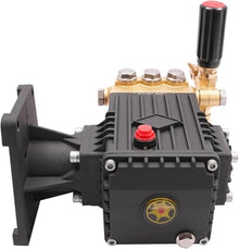 High-Pressure Booster Pump with Brass Head,13 1000w,4000psi 4gpm,for Wall,Fence,Sidewalk,Vehicle,and Pipe Cleaning