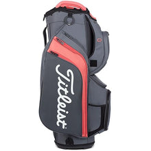 Titleist Golf Travel Bag with 15 Top Cuff Dividers, Gray/Red