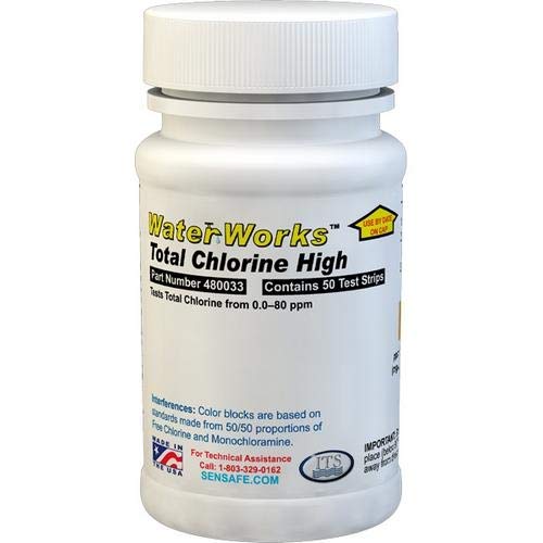Industrial Test Systems 480033, Total Chlorine Check (Pack of 17 pcs)