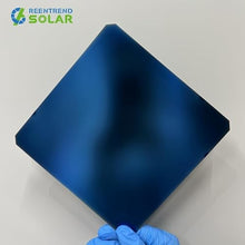 Mcrystalline Solar Cell Non-Metallization Precursers Before-Screen Printing M10 G12 G12R TOPCon Blue Cell Wafer 300 pcs (300pcs, 210 * 182mm)