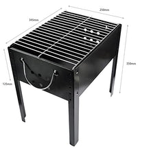 OEKFVCHVZ BBQ Grill Stainless Steel Four-Legged Rectangular Barbecue Accessories for Outdoor Camp Picnic