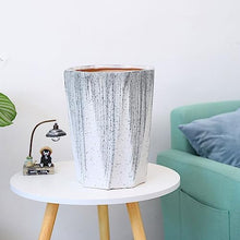 iumLeap Outdoor Indoor Garden Plant Pots Large-Size Floor-to-Ceiling Green Plant Flowerpot Ceramic European-Style Balcony Simple Flowerpot Plant Container Accessories
