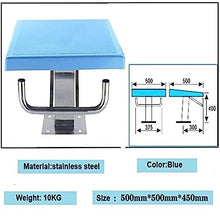 Katzowen Heavy Duty Pool Diving Boards, Non-Slip Swimming Pool Diving Platform with Stainless Steel Base, Indoor Outdoor Competition Professional for Competition (Color : A)