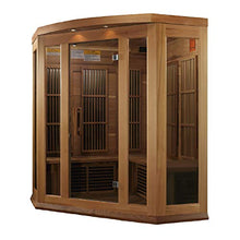 MAXXUS FAR Infrared Carbon Corner Cedar Sauna Red