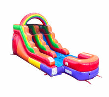 TentandTable 12FT Commercial Inflatable Water Slide & Blower, Rainbow