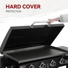 Grills House GB4000P 35-Inch 4-Burner Gas Griddle with Hard Cover Black