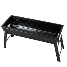 Foldable Portable Camping Bbq Grill Family Home Outdoor Heavy Folding Charcoal Barbecue Cooking Grill Picnic Accessories