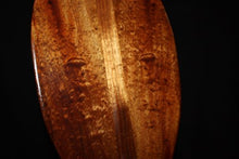 Tikimaster Soft Eyes Premium Watermarks Curls Koa Paddle Outrigger 60 in
