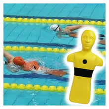 MZZKFC Pool Rescue Dummy Adjustable Weight, Water Rescue Training Dummy Rapid Water Injection and Drainage, Water Life-Saving Training Model Simulating Drowning(Yellow,1pc)