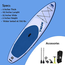 Atoll Inflatable Paddle Board Light Blue
