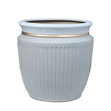 Flower Pot Decorative Flower Pots Ceramic Planter with Drainage, Garden Round Plant Pot for Outdoor and Indoors, Tall Planter Plant Containers House Plants, Succulents, Flowers (Size : 39cm)