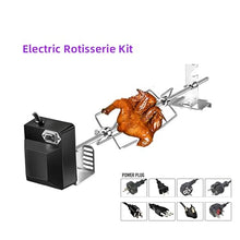 TYXFSMYXGS Portable Stainless Steel Whole Lamb Rotisserie Grill – Manual & Electric BBQ Spit Roaster, Adjustable 45W Motor, Outdoor Camping Grill for Whole Pig, Chicken, Beef