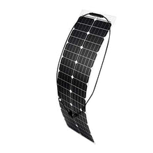 300W/150W Solar Panel 18V Semi-Flexible Monocrystalline Solar Cell Waterproof Outdoor Car RV Battery Charger Power System Kit (300w) (150w)