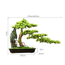 YXIANG56Q Fake Plants Artificial Bonsai Tree with Ceramic Pot Fake Plant Ornaments for Living Room Entrance TV Cabinet Bonsai Tree