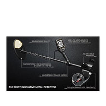 Metal Detector, Gold Prospecting Metal Detector with All-Metal Mode and Target Scanning Function for Outdoor Search for Gold, Silver, Copper
