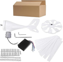 20000W Wind Turbine Generator Kit 12V 24V 48V 110V 220V for Charging Marine Garden Lamps 8 Blades with MPPT Controller for Terrace Marine Motor Home Boat(48V)