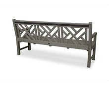 POLYWOOD RKCB72WH Rockford 72" Chippendale Bench, White