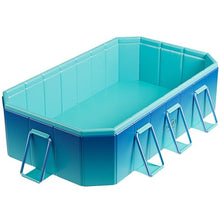 Foldable Dog Pool, Large Pet Bathtub with Reinforced Sidewalls, Portable Pool Indoor Outdoor Backyard(8.5 * 5.4 * 1.8FT)