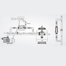 Salt Water Pool Chlorinator,Salt Generator with Salinity Display,Pool Salt Water Chlorinator for Home Pool Electrolytic Salt Chlorine Machine (EC Pro 12)