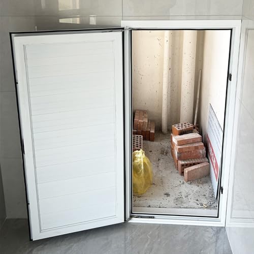 WAMVZYX Outdoor Aluminum Access Panel Waterproof, Crawl Space Access Door for Outside House/Interior Floor, Plumbing Access Hatch HVAC Wall Hole Cover(White,WxH(28x36in))