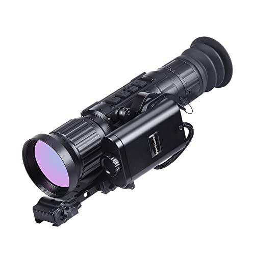 WestHunter NTS35 Thermal Imaging Long Range Tactical Infrared Night Vision Scope with Rangefinder Black 35mm