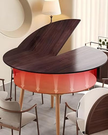 HARSETTI Round Table Top, Round Table Top Only, Folding White Table(Does Not Include Table Legs)