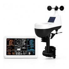 Rain Gauge Outdoor, Wireless Weather Station Anemometer Sensor(White)