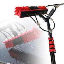 Eastnmythet High Altitude Window Cleaning Telescopic Brush, Water Fed Poles Kit with Scraper, Solar Panel Cleaning Brush, 12-36ft,9m/30ft