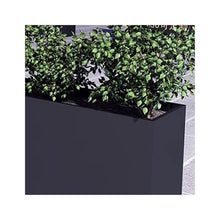 Planter Box with Bench Flower Box Outdoor Leisure Bar Mall Bed Trough Tree