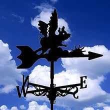 Weather Vane with Animal Ornament Stainless Steel Weathervane Wind Direction Indicator Easy to Assemble Metal Bracket Outdoor Garden Courtyard Decoration B 35X50CM (B 35X50CM) (A 35X50CM)