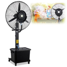 CUTPOIY 30 Inch Commercial Misting Fan, Heavy Duty Oscillating Portable Floor Fan for Outdoor Patio, Great for Events and Gatherings, 750mm/30in