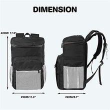 WJJDLLNP Refrigerated Backpack 33 Cans Insulated Leak-proof Large-capacity Refrigerator Bag Ice Picnic With Red Wine