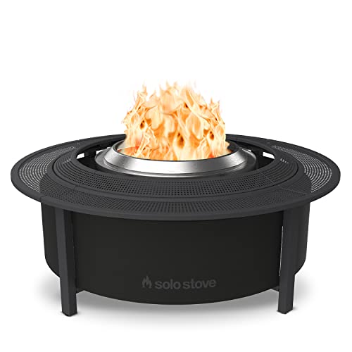 Solo Stove 52.6" Fire Pit Surround | Protective Barrier & Outdoor Tabletop