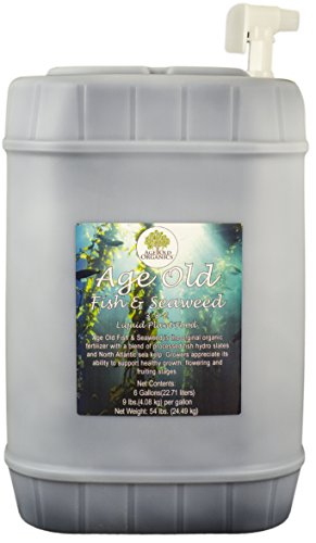 Age Old Fish and Seaweed Liquid Fertilizer, 6-Gallon